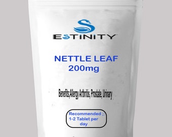 Nettle Leaf 200mg - Prostate, Arthritis, Vegan UK