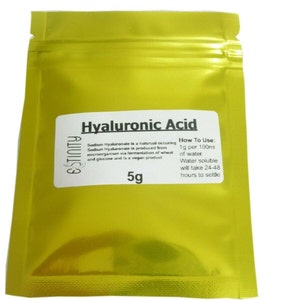 Pure Hyaluronic Acid Powder Cosmetic Grade 5 g