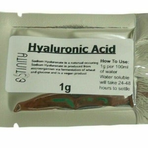 Pure Hyaluronic Acid Powder Cosmetic Grade 1 g