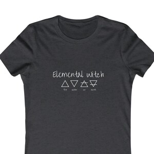 Elemental Witch Tee for the Spiritual, Mystical Woman