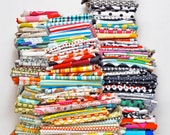 10pk Bundle Fat Quarters Cotton material Fabric, Quilting Fabric, Remnants Fabric, DIY Face Mask Supplies