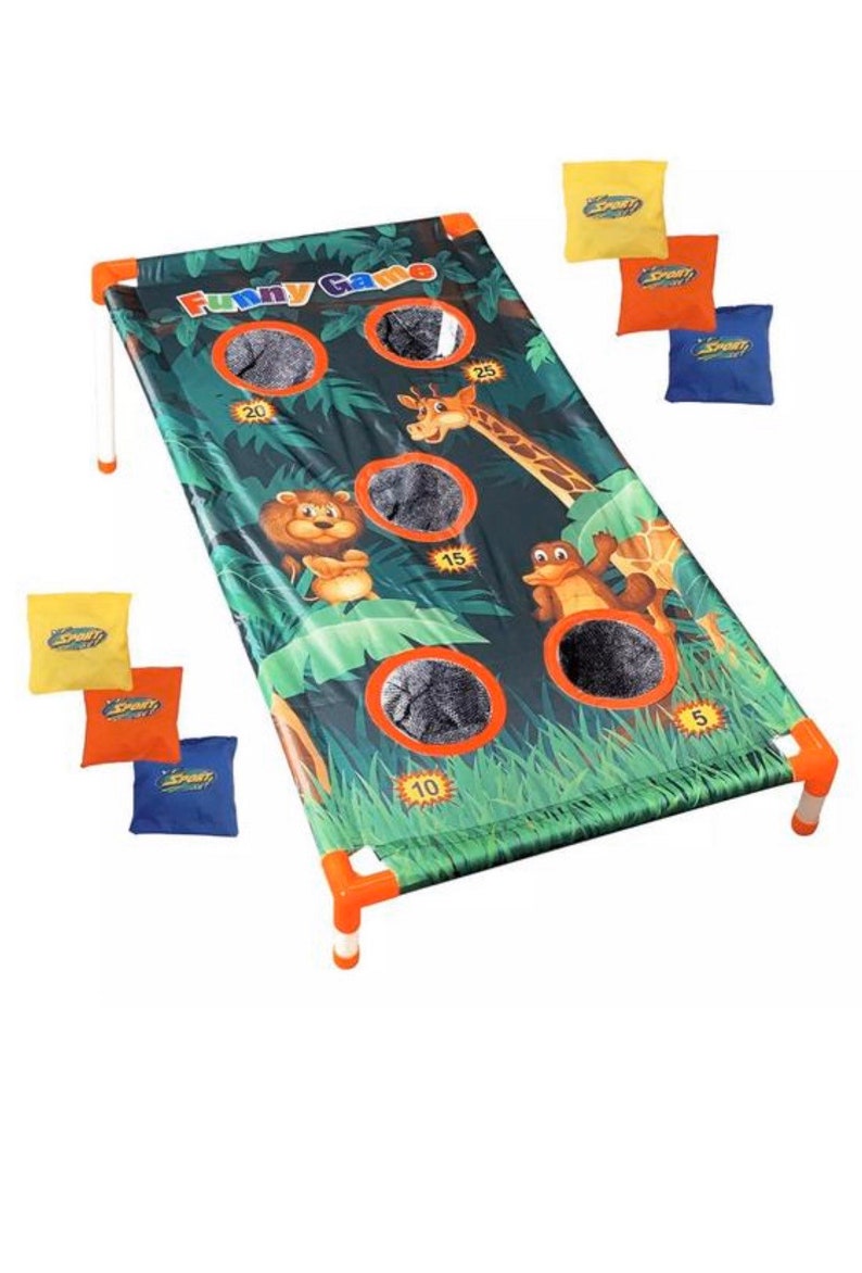 Kids Jungle Safari Bean Bag Toss Game Christmas gifts Etsy