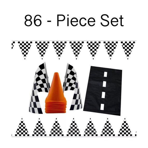 86pc Racing Party Favors Pack Nascar Theme Birthday Race Car Etsy