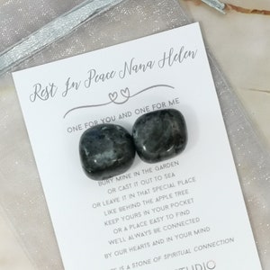 PERSONALISED Rest In Peace - Loss Crystals - Bereavement Gift for Child Mum Dad Brother Sister Grandparent - Sorry for your loss Sympathy