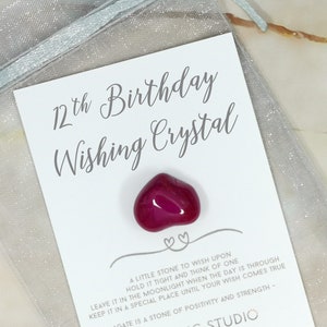 Joyeux 12ème anniversaire - Cadeau pour 12 ans Bday - Pour lui pour elle - Souhaits Crystal - Frère Sœur Daugher Fils Nièce Neveu Party