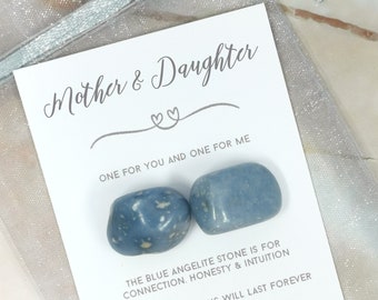 Mother and Daughter Gemstone Kit - Crystals for our Daughter - Special Daughter Gift Set - Two Of Us Keepsake Forever Love - Hayling Studio