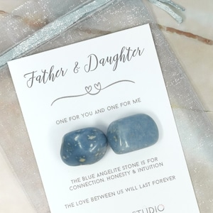 Father and Daughter Gemstone Kit - Crystals for our Daughter - Special Daughter Gift Set - Two Of Us Keepsake Forever Love - Hayling Studio