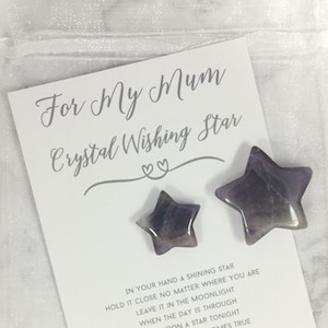 Cadeau mignon pour maman - étoile en cristal - beau cadeau sentimental pour ma mère - poème pour maman de fils ou fille nouvelle maman cadeau unique pour bébé