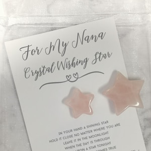 Cadeau mignon de Nana - Cristal étoilé - Beau cadeau de souhait sentimental pour ma Nana - Poème pour Nana de la personne spéciale du petit-enfant - Cadeau unique