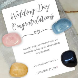 Souvenir en cristal du jour du mariage - cadeau sentimental - cadeau romantique personnalisé, carte de votre choix de cristaux, cadeau souvenir pour couple