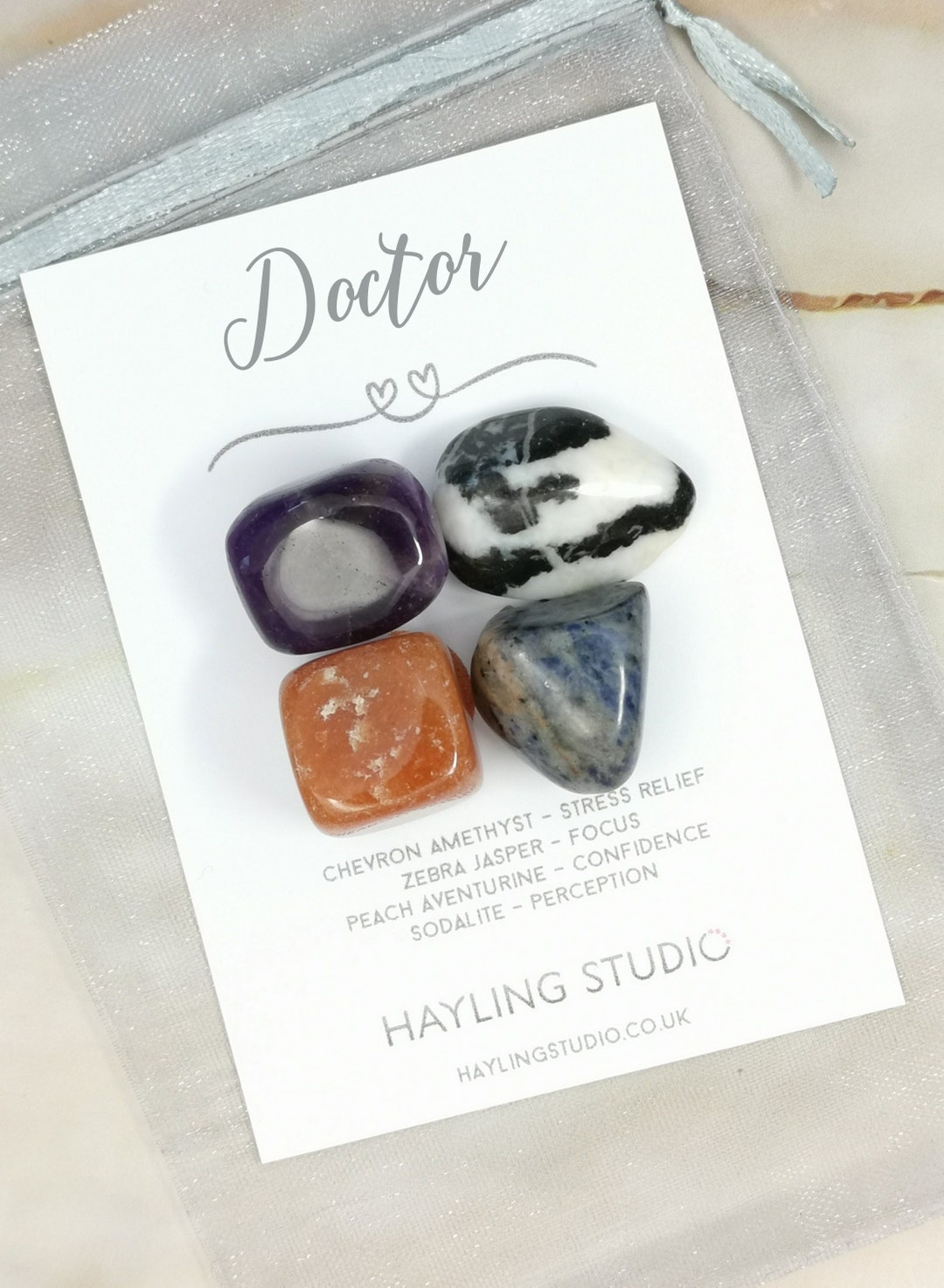 Doctor Gemstone Kit - Crystals for a Doctor - Doctor Crystal Set - GP ...