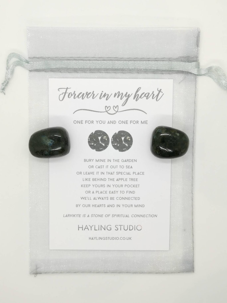 Forever In My Heart Gemstone Kit Bereavement Crystals Lost Loved One Keepsake Memorial Condolences Gift With Sympathy Hayling Studio image 4