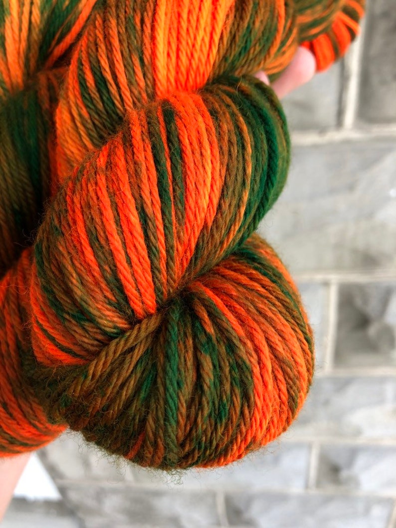 Got Your Camo On Super Sheepy Worsted Variegated Yarn Kettle dyed Yarn