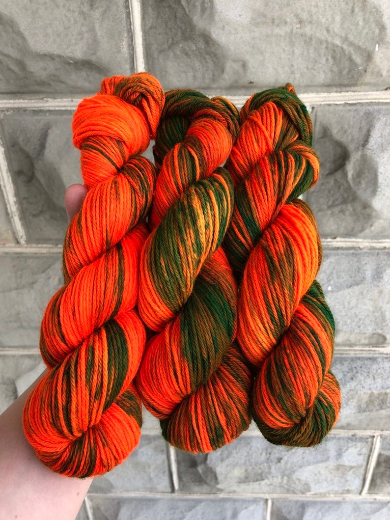 Got Your Camo On Super Sheepy Worsted Variegated Yarn Kettle dyed Yarn