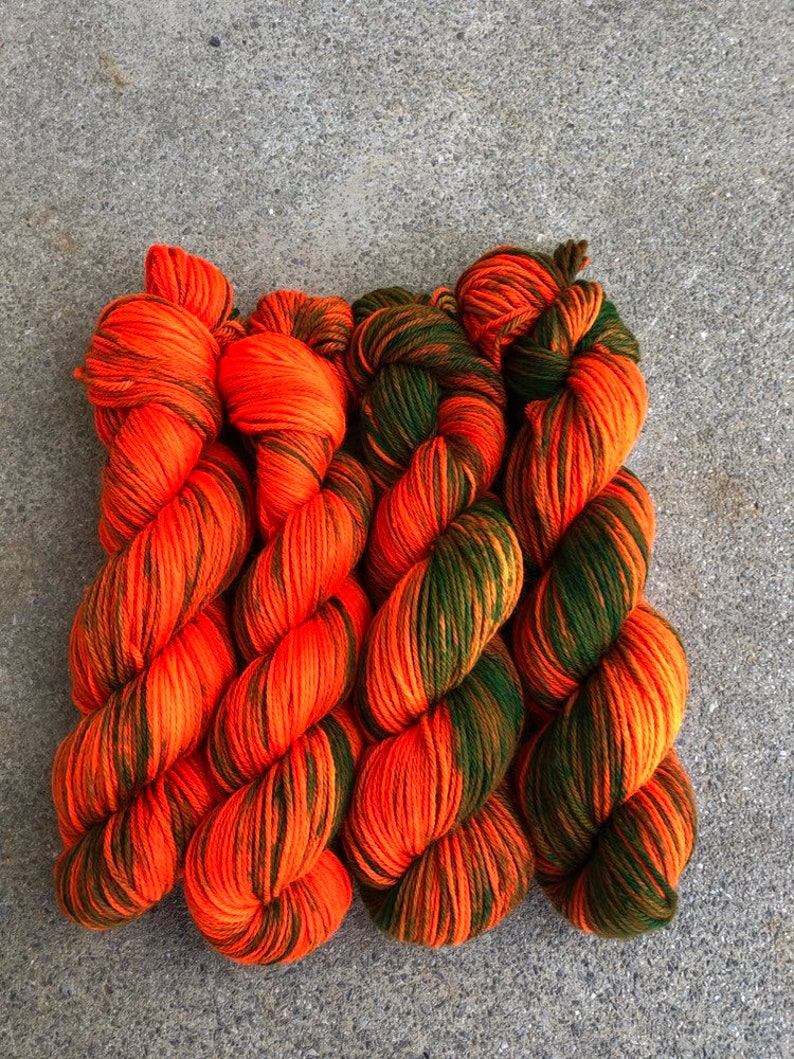 Got Your Camo On Super Sheepy Worsted Variegated Yarn Kettle dyed Yarn