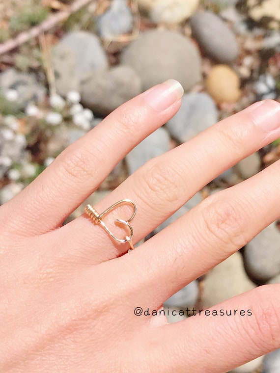 Cute heart best sale rings