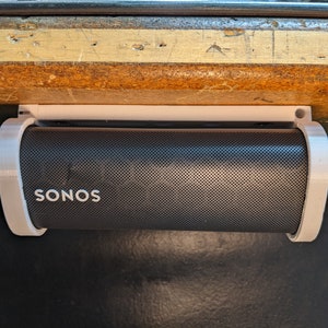 Bluetooth Speaker Mount Rotated (Under-Cabinet) - Compatible with Sonos Roam