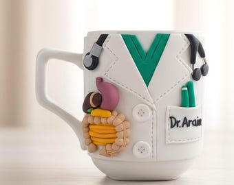 Custom Doctor Mug 3D: Gastro Gift Handmade