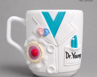 IVF Doctor Mug Personalized, Fertility Specialist Thank You Gift