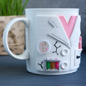 Personalized Chemist mug with Custom Name, Science Chemistry Coffee or Tea Mug, Science Tools chemistry mug image 3