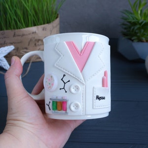 Personalized Chemist mug with Custom Name, Science Chemistry Coffee or Tea Mug, Science Tools chemistry mug image 8