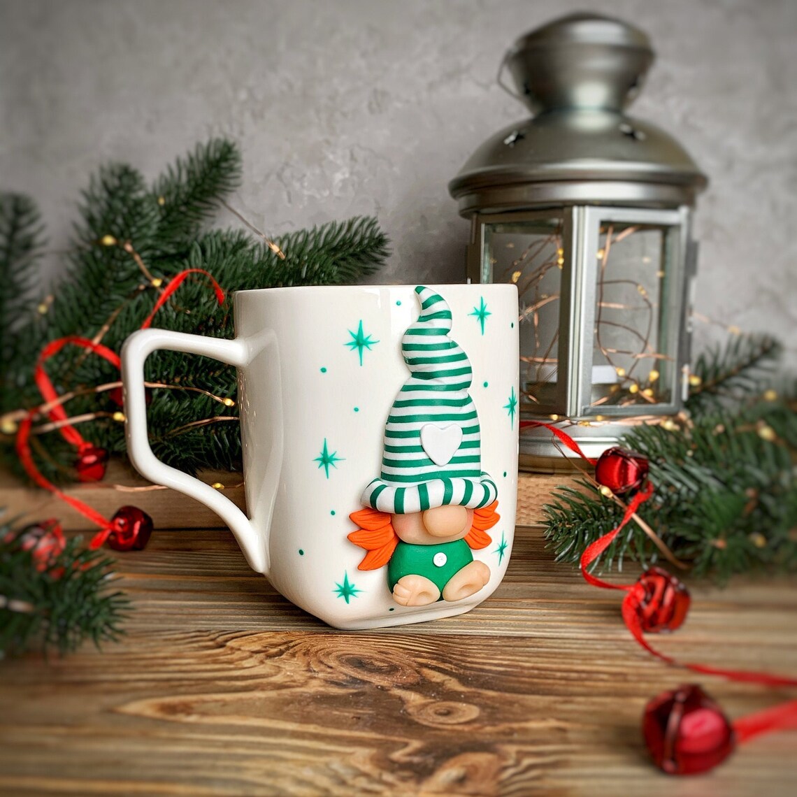 Gnome mug Farmhouse Gnome Spring Gnome Fall Gnome Etsy