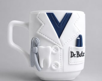 Minimalist Dental Hygienist Mugб, Custom Dental Office Gift
