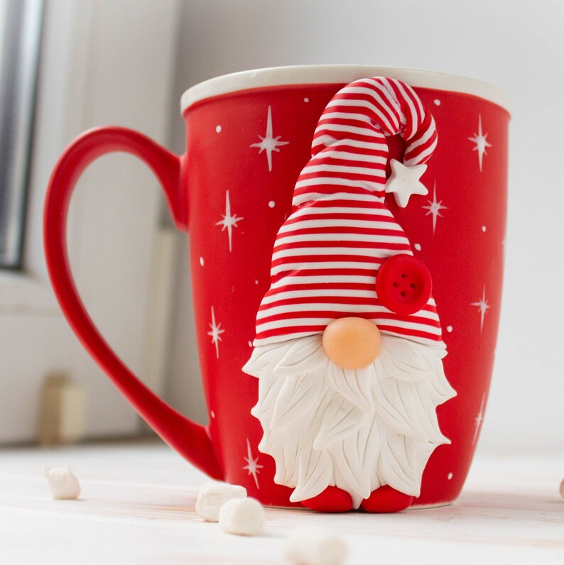 Christmas Mug Christmas Gnome Mug Etsy
