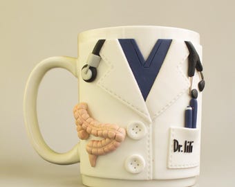 Personalized Doctor Mug 3D: Gastroenterologist Gift