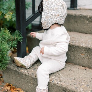 Trapper hat Childs winter hat PENGUINS womans trapper hat mens trapper hat kids trapper hat lumberjack hat toque image 6