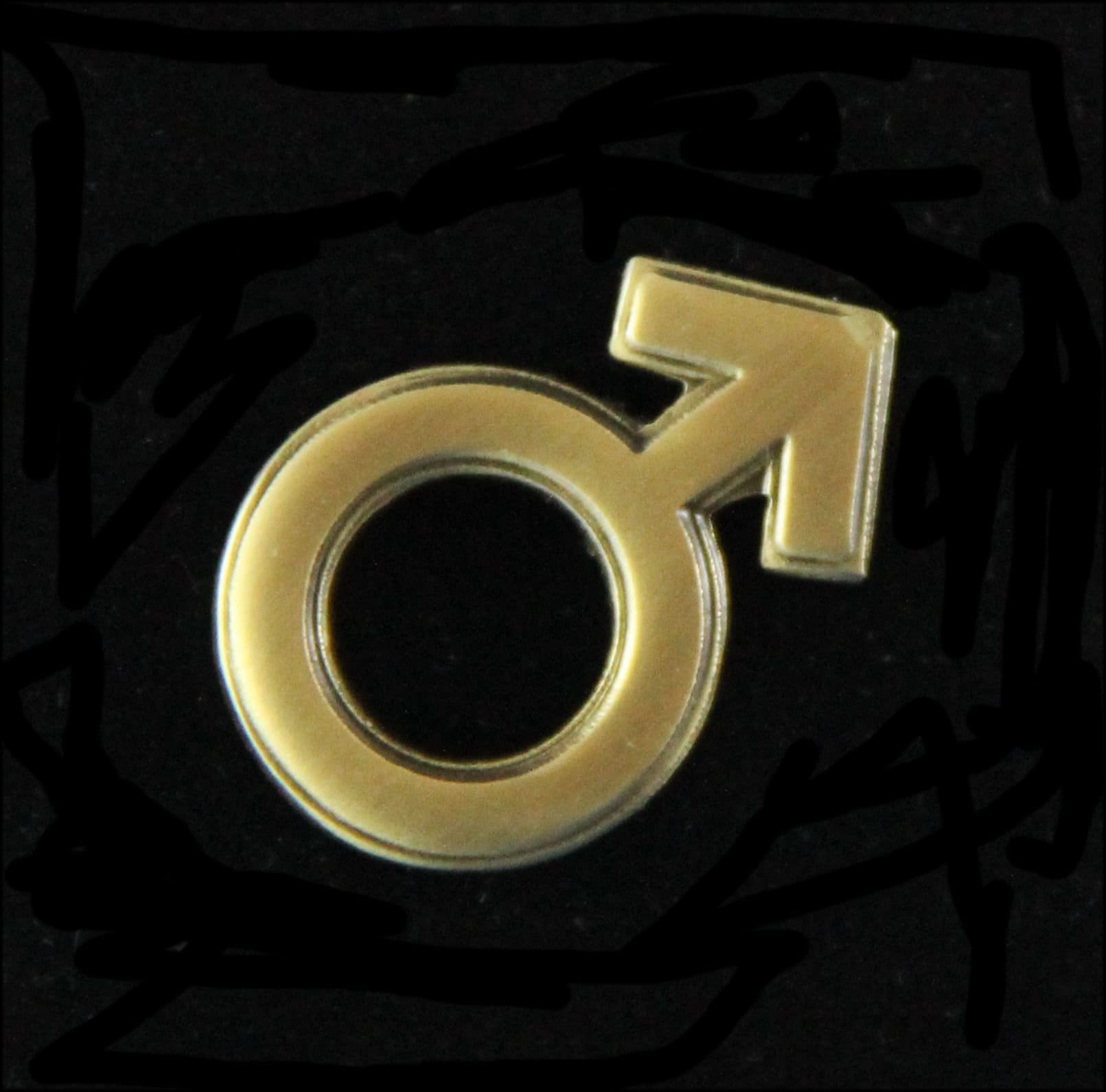 Man Symbol Pin Male Pin - Etsy
