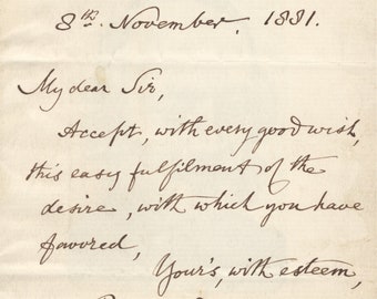 Letter from Richard Owens