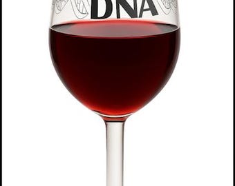 DNA Wine Glass