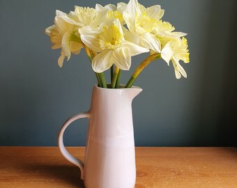 Handmade stoneware pottery Jug / Pitcher Flower Vase