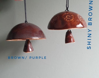 Handmade ceramic pottery bell - Windchime