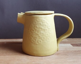 Handmade pottery jug/ tea infuser