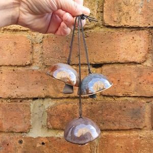 Ceramic decorative pottery bell handmade gift idea