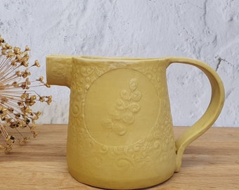 Handmade pottery jug/ tea infuser