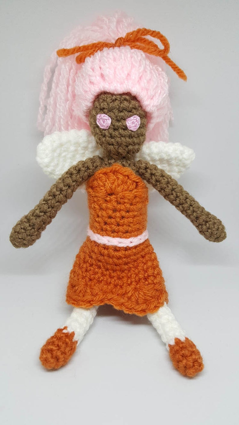 Orange Dress with Stockings