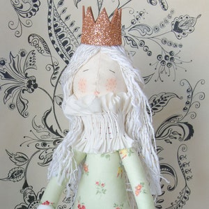 doll handmade baby doll textile doll fabric doll art doll children doll Soft doll cloth doll collectable doll Rag doll