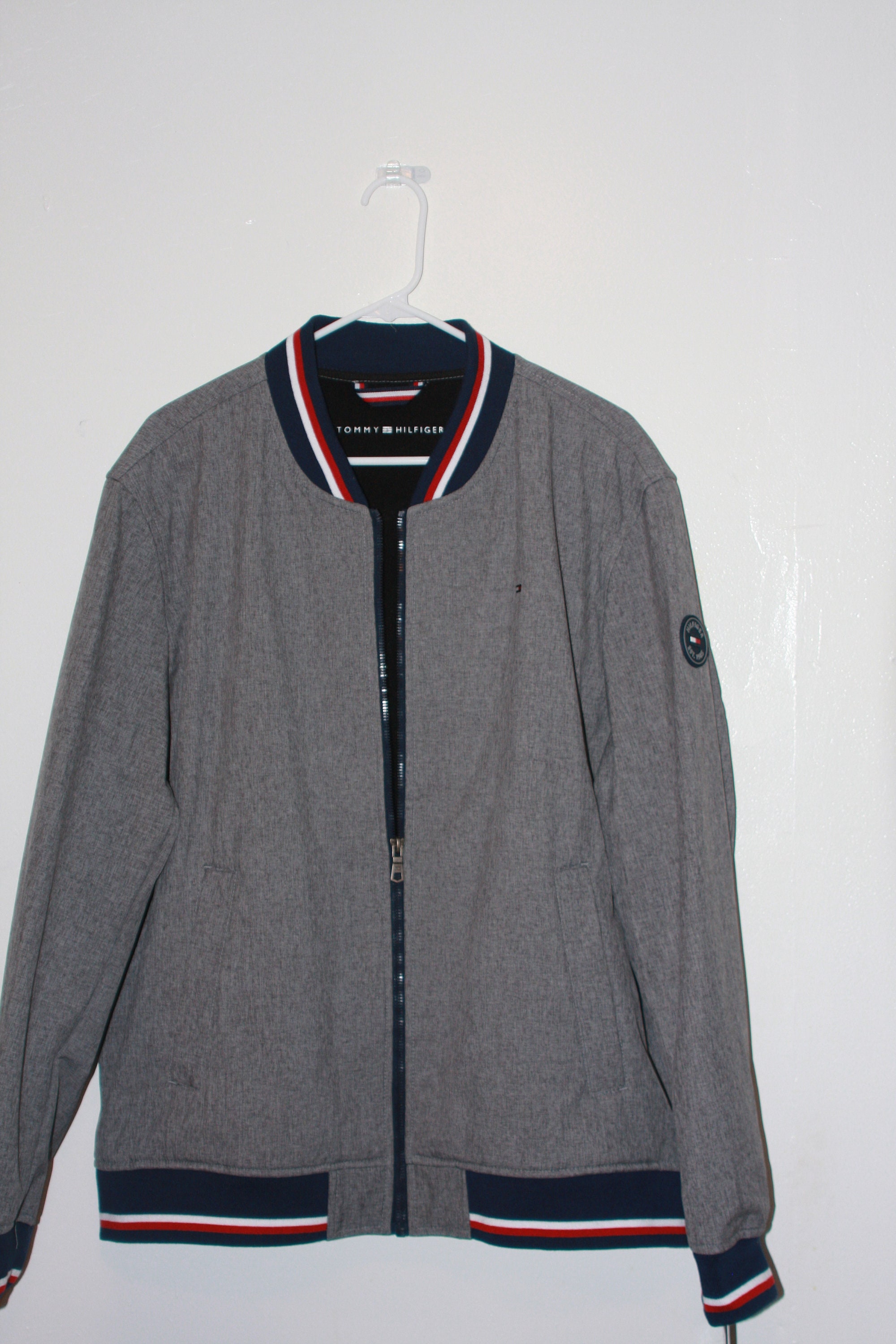Brand new Tommy Hilfiger jacket dark grey | Etsy