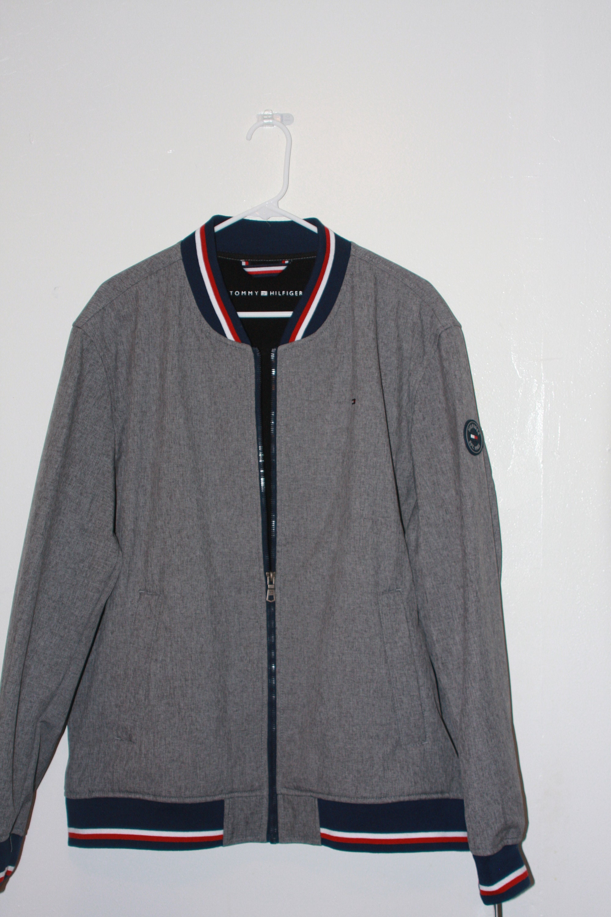 Brand new Tommy Hilfiger jacket dark grey Etsy