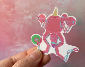 Mister Handy Fallout Sticker: Retro Robot Vinyl Decal