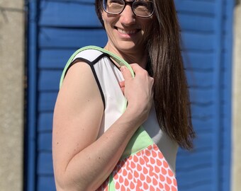 Handgemachte kleine Handtasche, Niedliche Plissee Buttercup Handtasche, Schultertasche, Helle Damenhandtasche, Mintgrüne Geldbörse, Geschenk für Frauen