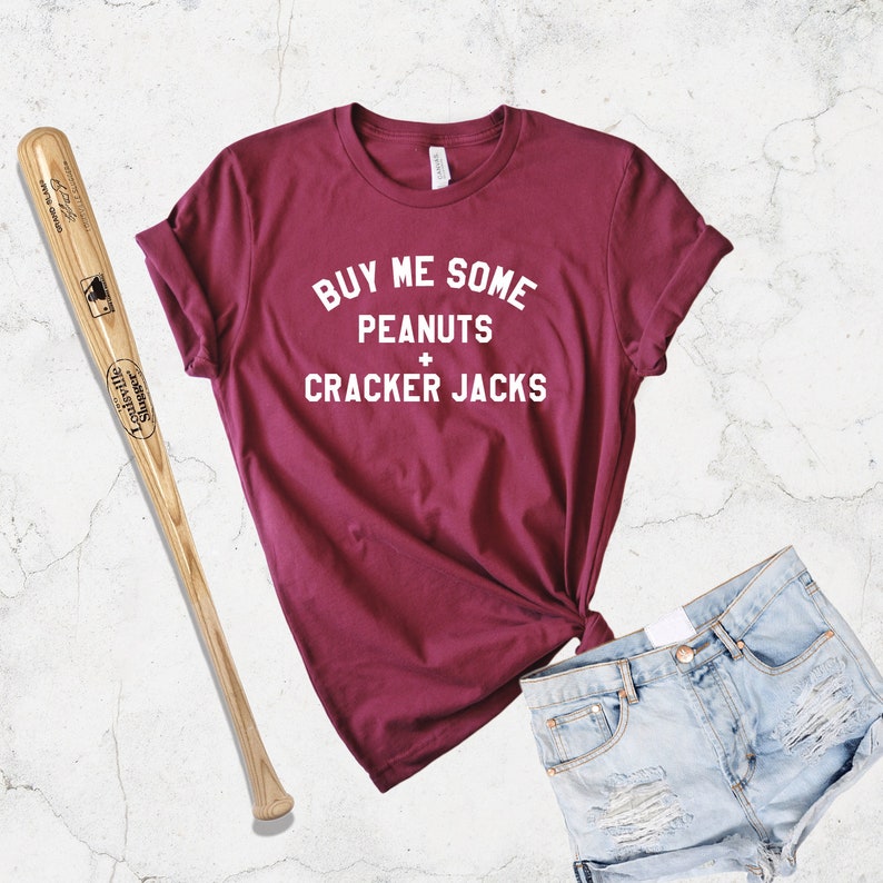 Buy Me Some Peanuts and Cracker Jacks Tshirt Baseball Shirt Etsy