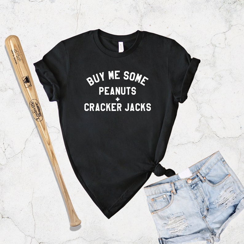 Buy Me Some Peanuts and Cracker Jacks Tshirt Baseball Shirt Etsy