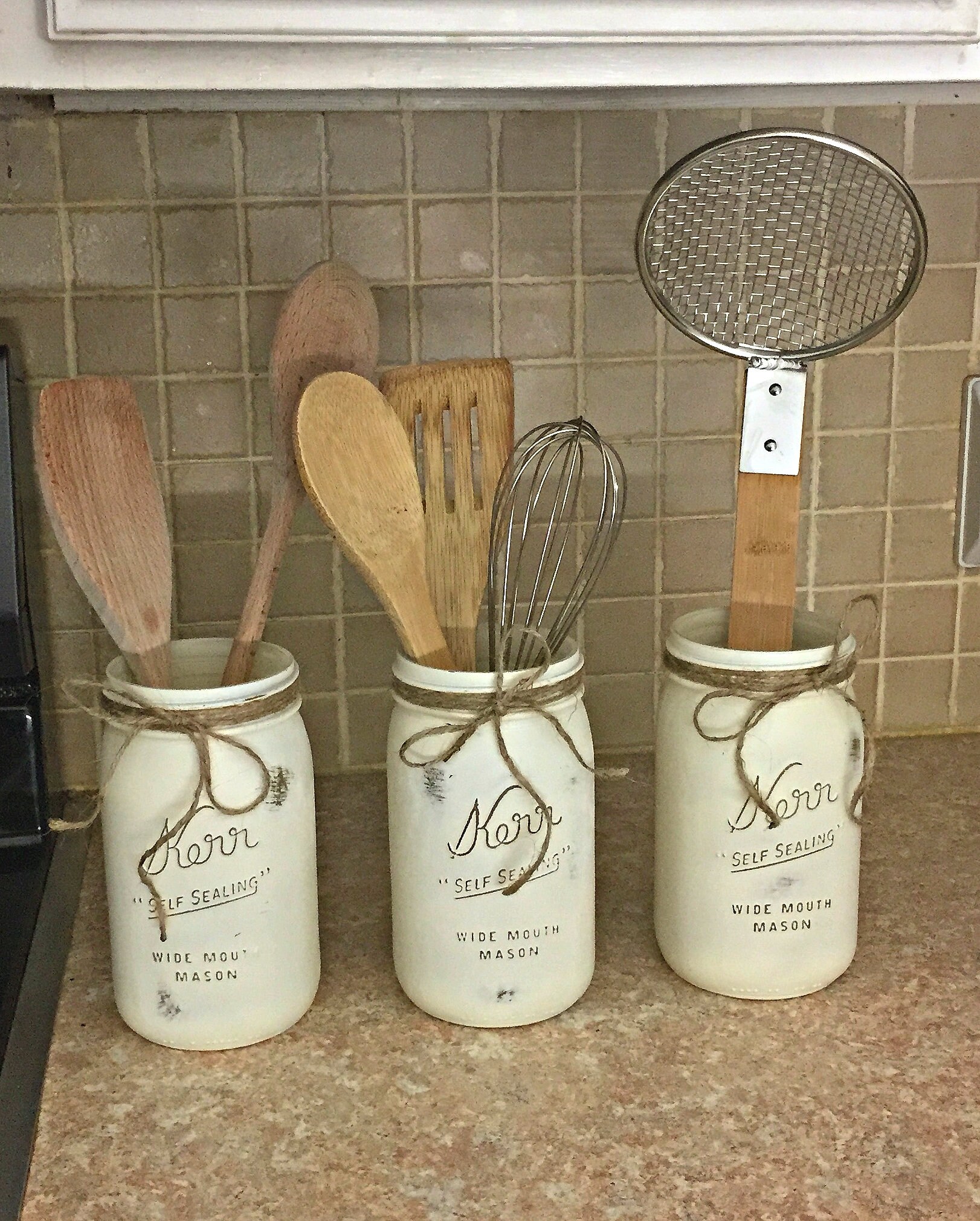 Farmhouse Kitchen Decor Mason Jar Kitchen Decor rustic Etsy India