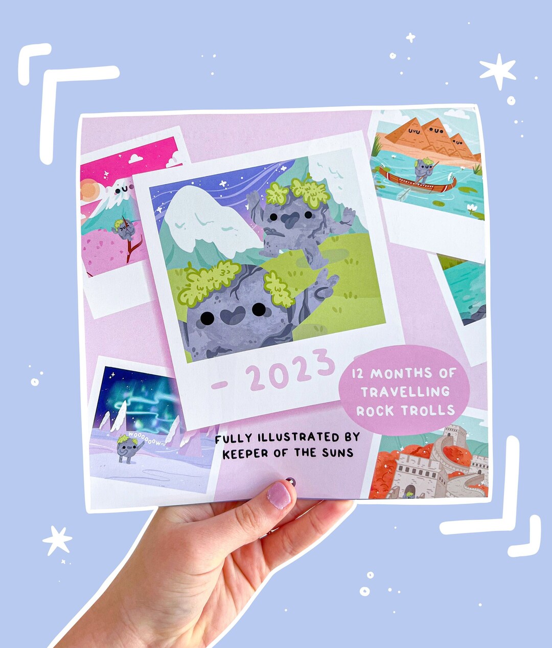 2023 Calendar TROLLS // 12-month Square Wall Calendar - Etsy Australia