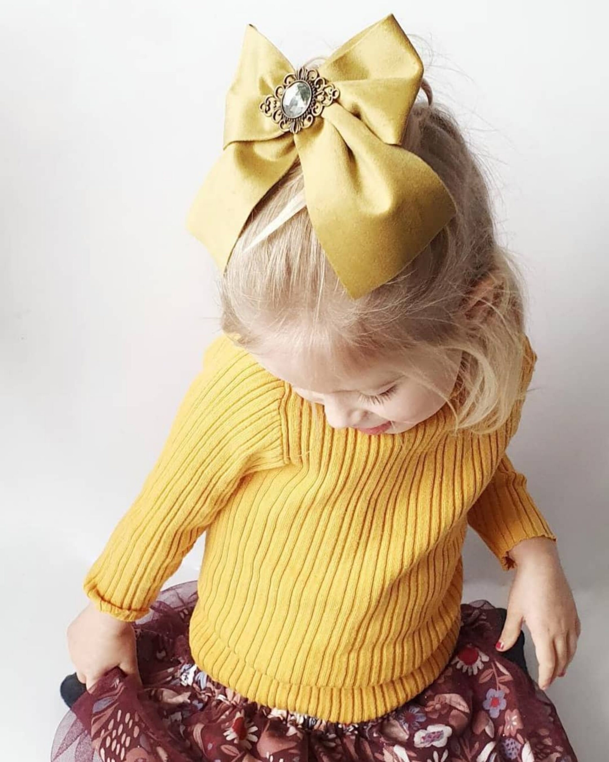 Vintage Velvet Bow Hair Clip Blue Yellow Alligator Clips Etsy UK