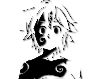 Anime car decal | Etsy